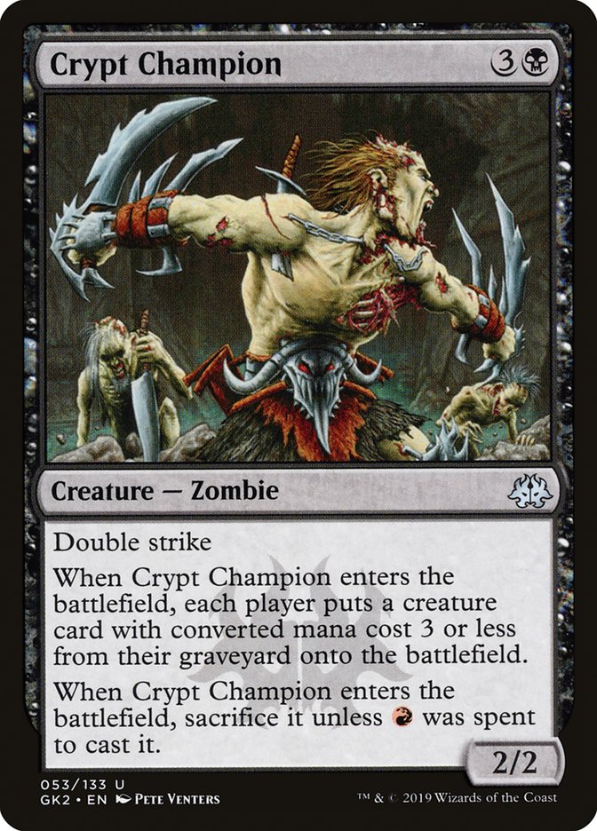 Crypt Champion (53) [Ravnica Allegiance Guild Kit] | Odin's Place