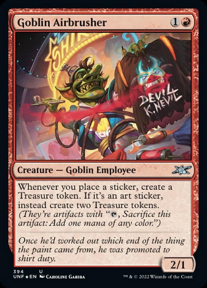 Goblin Airbrusher (Galaxy Foil) [Unfinity] | Odin's Place