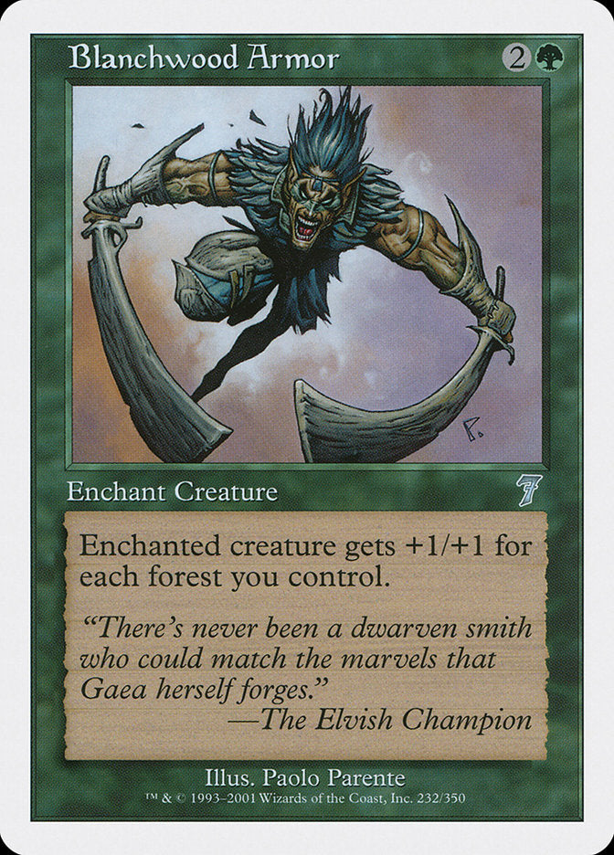 Blanchwood Armor (232) [Seventh Edition] | Odin's Place