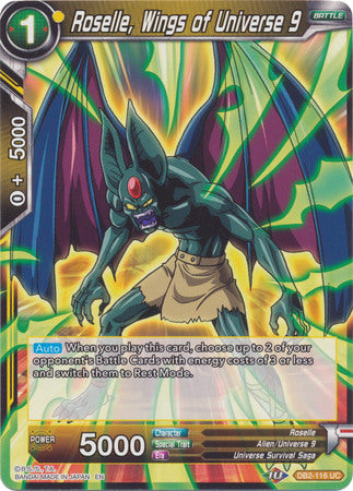 Roselle, Wings of Universe 9 (DB2-116) [Divine Multiverse] | Odin's Place