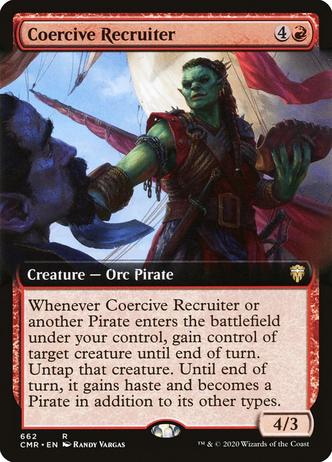 Coercive Recruiter (Extended Art) [Commander Legends] | Odin's Place