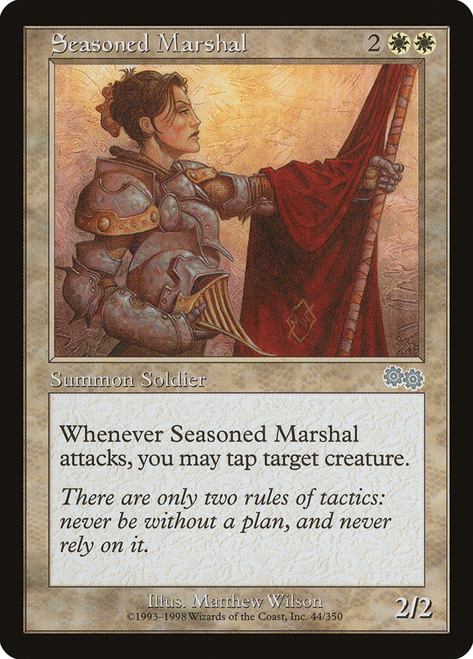Seasoned Marshal (44) [Urza's Saga] | Odin's Place