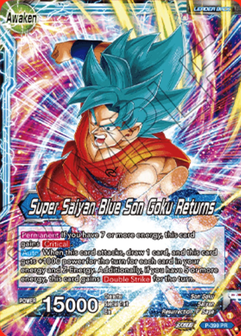Son Goku // Super Saiyan Blue Son Goku Returns (P-399) [Promotion Cards] | Odin's Place