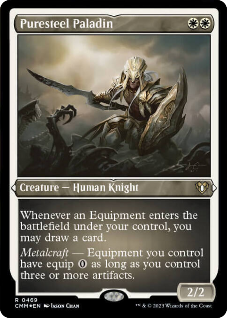 Puresteel Paladin (Foil Etched) [Commander Masters] | Odin's Place