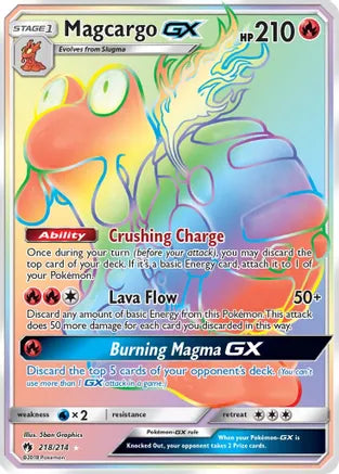 Magcargo GX (218/214) (Secret) Sun & Moon Lost Thunder | Odin's Place