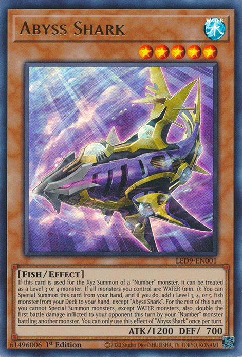 Abyss Shark [LED9-EN001] Ultra Rare | Odin's Place