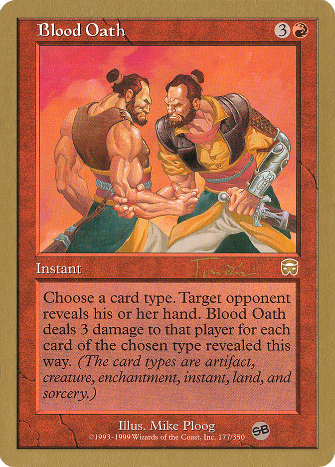 Blood Oath (Jan Tomcani) (SB) [World Championship Decks 2001] | Odin's Place