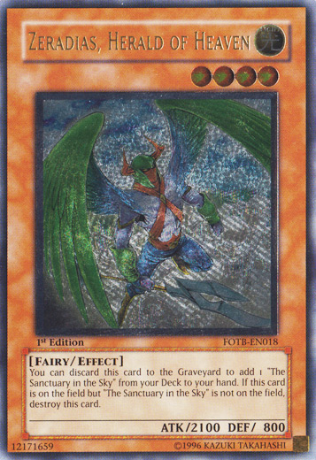 Zeradias, Herald of Heaven [FOTB-EN018] Ultimate Rare | Odin's Place