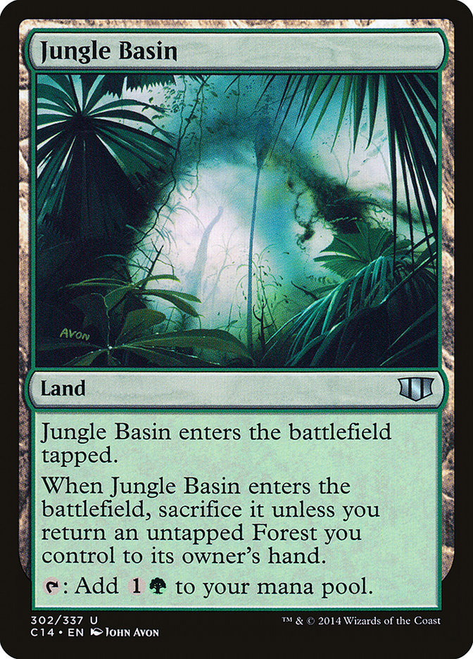Jungle Basin (302) [Commander 2014] | Odin's Place