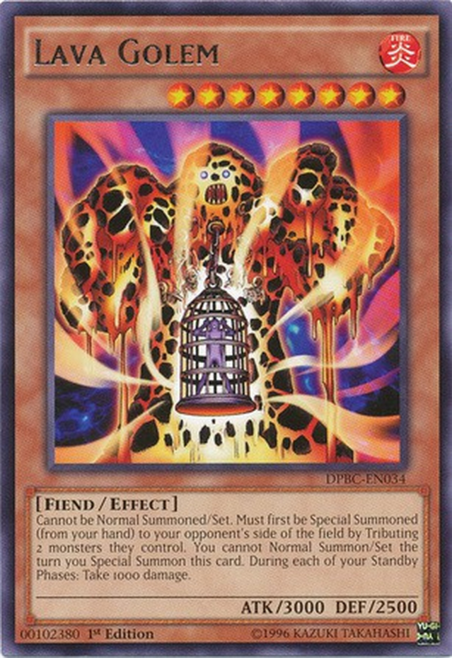 Lava Golem [DPBC-EN034] Rare | Odin's Place