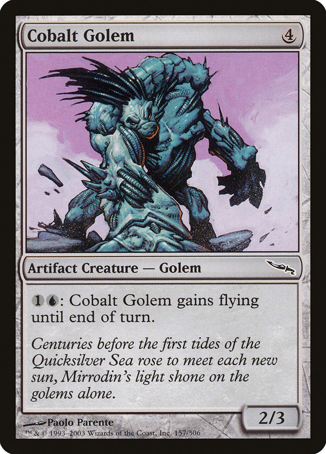 Cobalt Golem (157) [Mirrodin] | Odin's Place