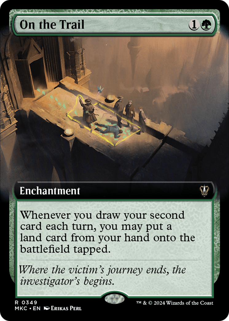 On the Trail (Extended Art) [Murders at Karlov Manor Commander] | Odin's Place