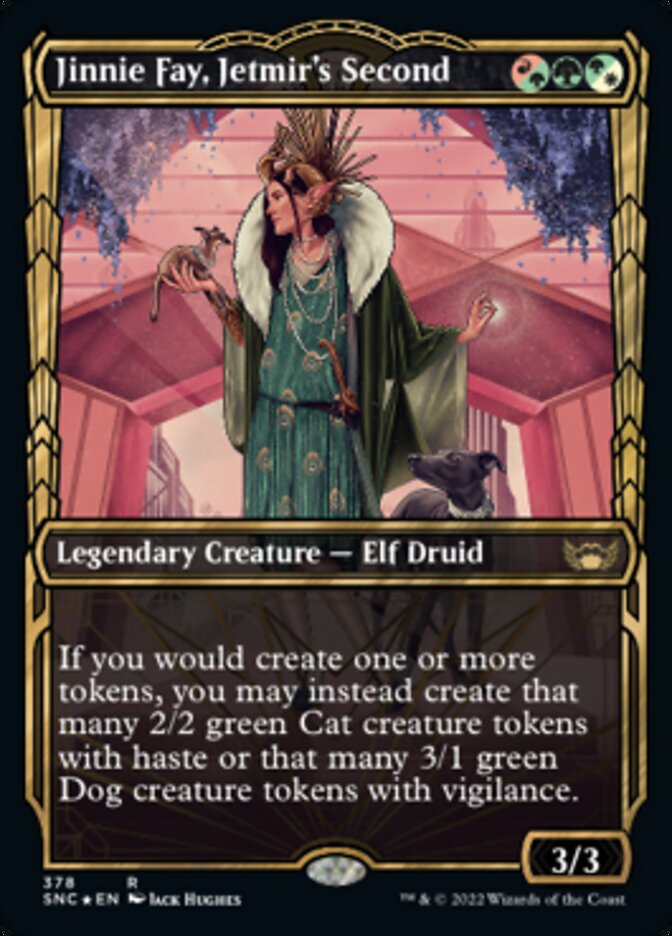 Jinnie Fay, Jetmir's Second (Showcase Golden Age Gilded Foil) [Streets of New Capenna] | Odin's Place