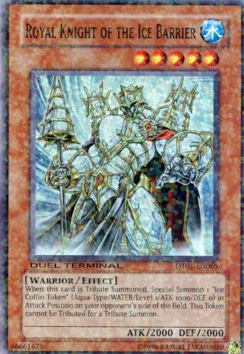 Royal Knight of the Ice Barrier [DT01-EN065] Super Rare | Odin's Place