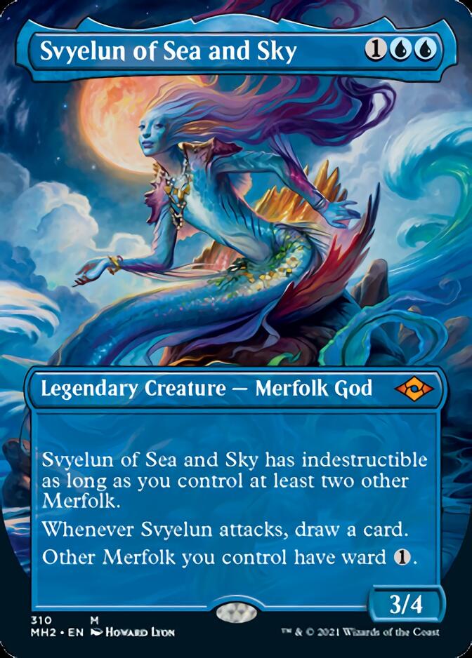 Svyelun of Sea and Sky (Borderless Alternate Art) [Modern Horizons 2] | Odin's Place