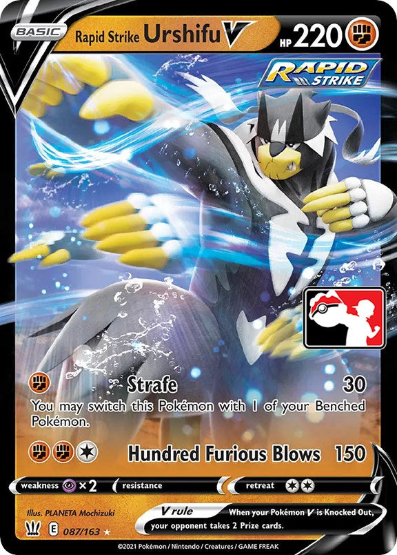 Rapid Strike Urshifu V (087/163) [Prize Pack Series One] | Odin's Place