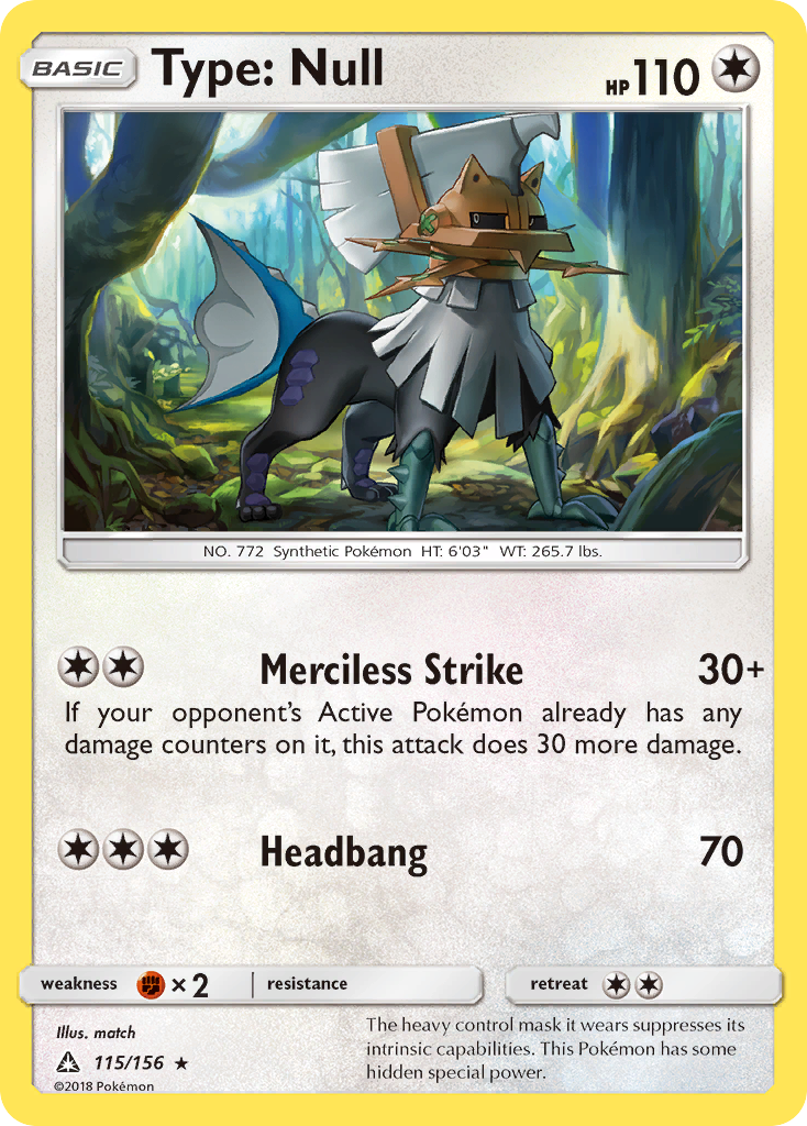 Type: Null (115/156) [Sun & Moon: Ultra Prism] | Odin's Place