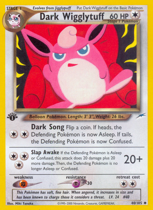 Dark Wigglytuff (40/105) [Neo Destiny 1st Edition] | Odin's Place