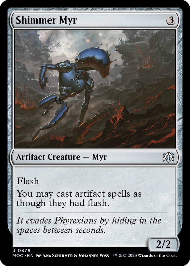 Shimmer Myr [March of the Machine Commander] | Odin's Place
