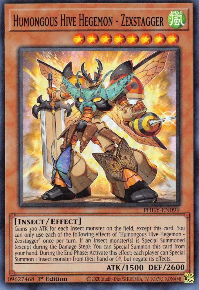 Humongous Hive Hegemon - Zexstagger [PHHY-EN099] Super Rare | Odin's Place