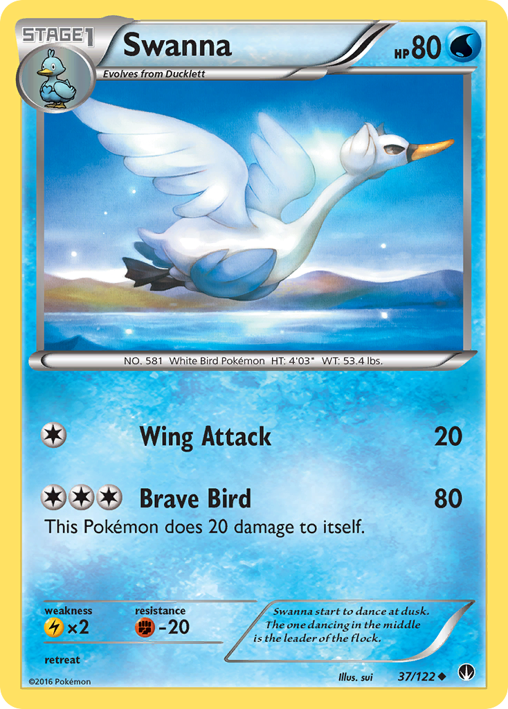 Swanna (37/122) [XY: BREAKpoint] | Odin's Place