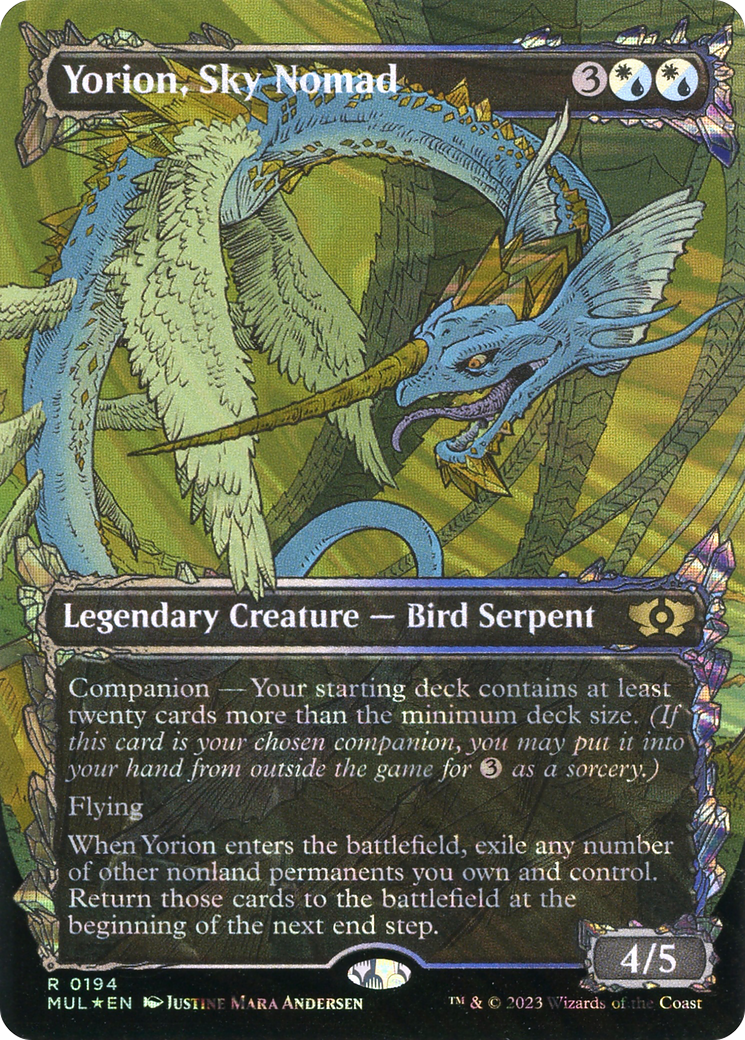 Yorion, Sky Nomad (Halo Foil) [Multiverse Legends] | Odin's Place