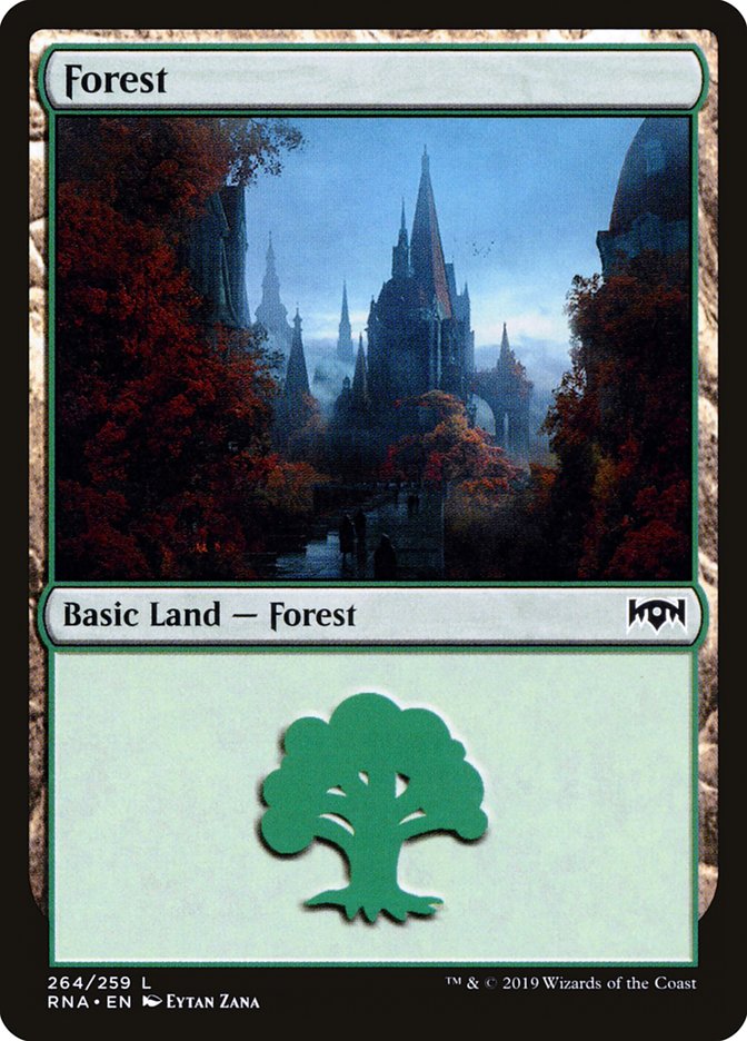 Forest (264) [Ravnica Allegiance] | Odin's Place