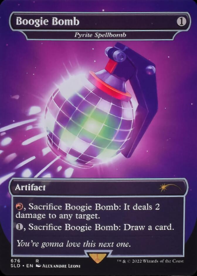 Pyrite Spellbomb - Boogie Bomb (Borderless) [Secret Lair Drop Promos] | Odin's Place