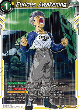 Furious Awakening (Common) (BT13-117) [Supreme Rivalry] | Odin's Place