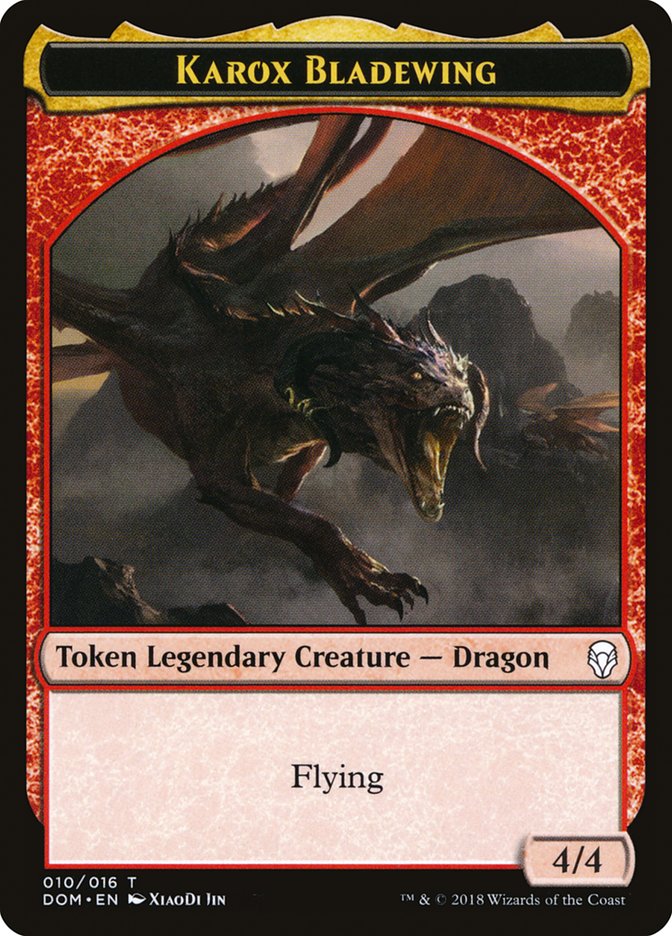 Karox Bladewing Token (10) [Dominaria Tokens] | Odin's Place
