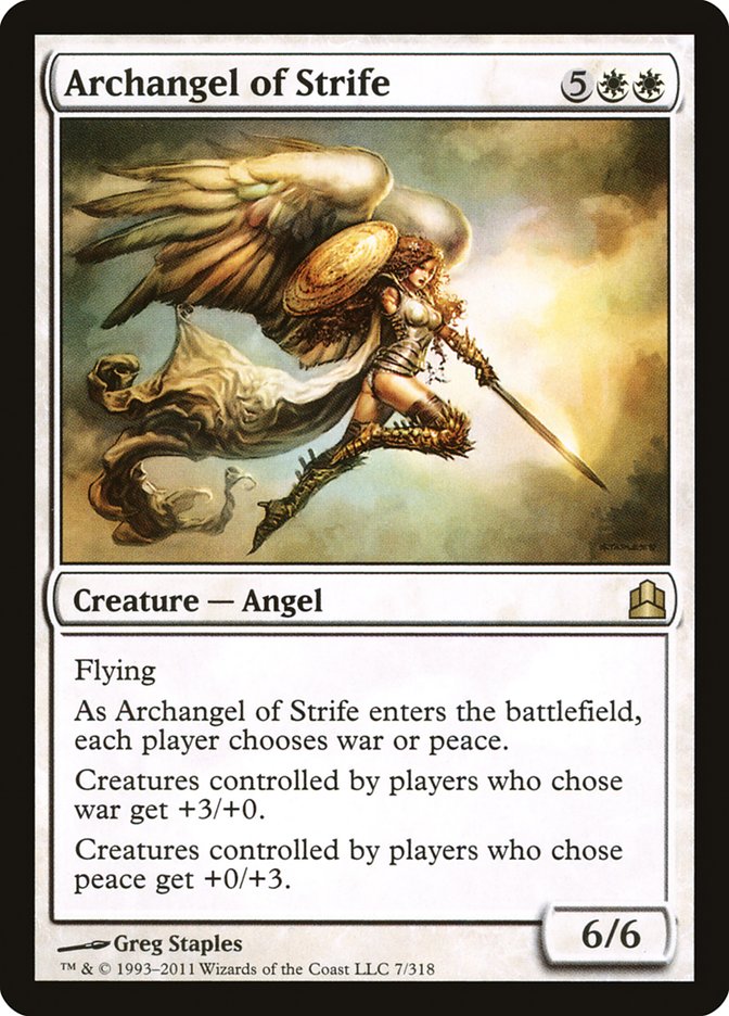 Archangel of Strife (7) [Commander 2011] | Odin's Place