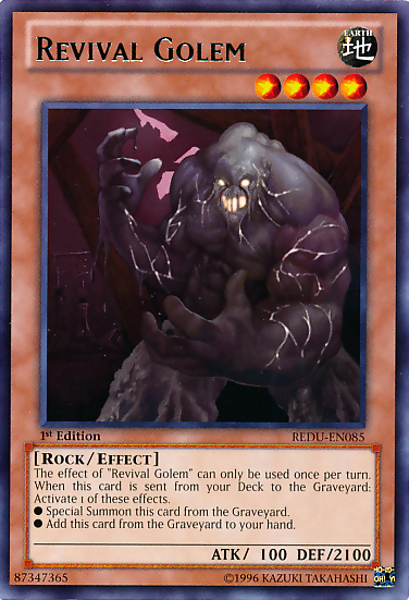 Revival Golem [REDU-EN085] Rare | Odin's Place