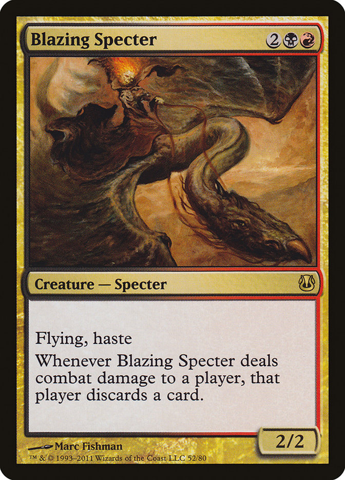 Blazing Specter (52) [Duel Decks: Ajani vs. Nicol Bolas] | Odin's Place