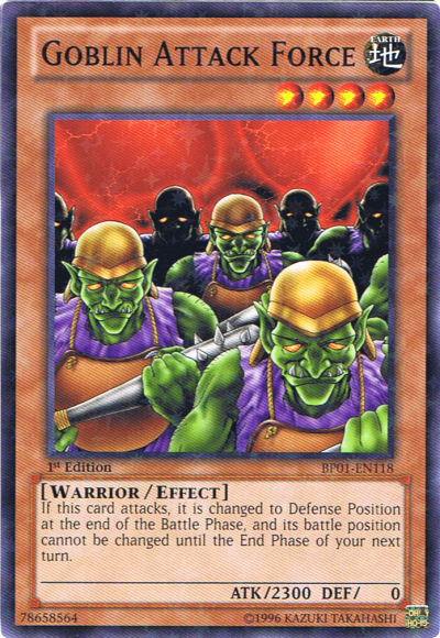 Goblin Attack Force [BP01-EN118] Starfoil Rare | Odin's Place