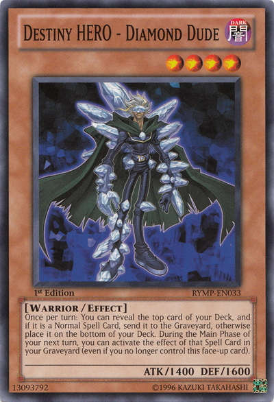 Destiny HERO - Diamond Dude [RYMP-EN033] Common | Odin's Place