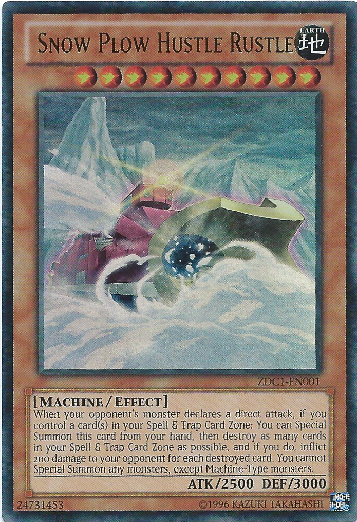 Snow Plow Hustle Rustle [ZDC1-EN001] Ultra Rare | Odin's Place