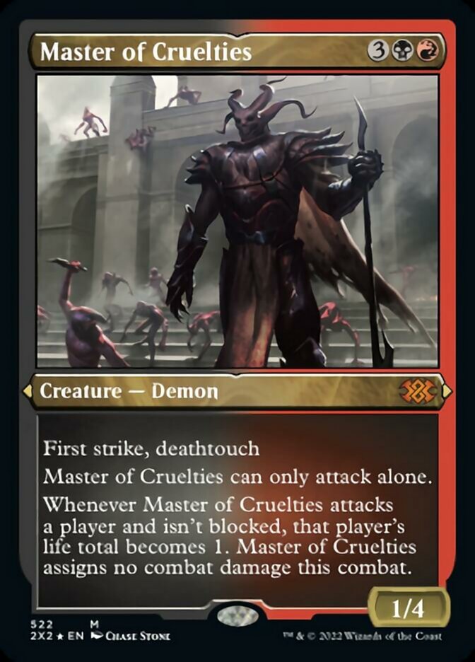 Master of Cruelties (Foil Etched) [Double Masters 2022] | Odin's Place