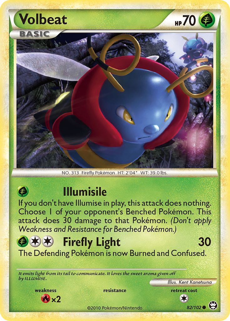 Volbeat (82/102) [HeartGold & SoulSilver: Triumphant] | Odin's Place