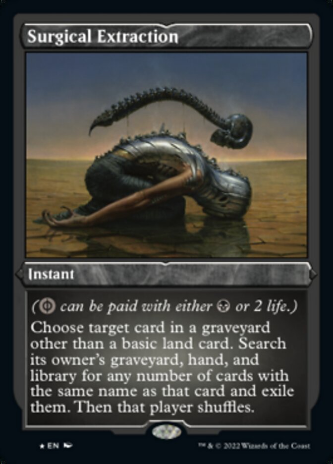 Surgical Extraction (Foil Etched) [Double Masters 2022] | Odin's Place