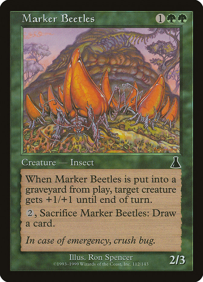 Marker Beetles (112) [Urza's Destiny] | Odin's Place