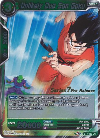 Unlikely Duo Son Goku (BT7-053_PR) [Assault of the Saiyans Prerelease Promos] | Odin's Place