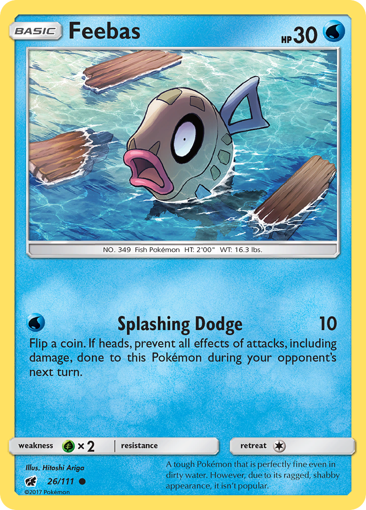 Feebas (26/111) [Sun & Moon: Crimson Invasion] | Odin's Place