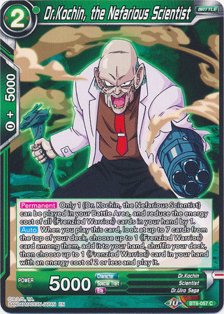 Dr.Kochin, the Nefarious Scientist (BT8-057) [Malicious Machinations] | Odin's Place