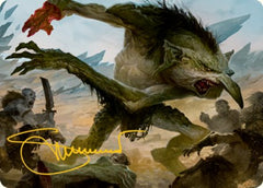 Troll Art Card (Gold-Stamped Signature) [Dungeons & Dragons: Adventures in the Forgotten Realms Art Series] | Odin's Place