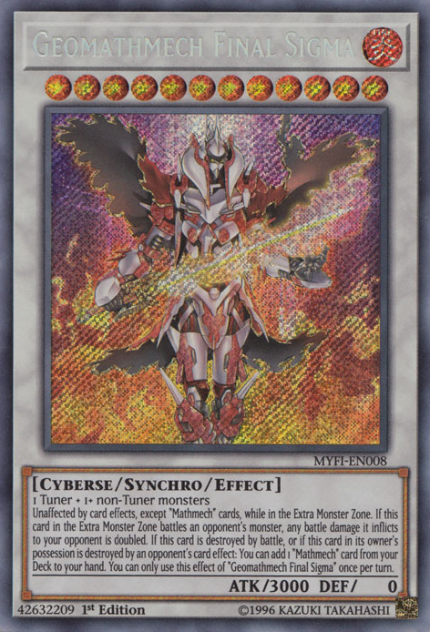 Geomathmech Final Sigma [MYFI-EN008] Secret Rare | Odin's Place