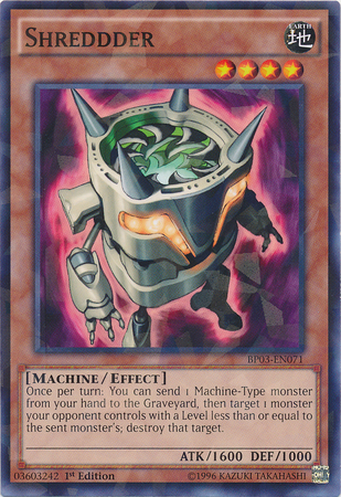 Shreddder [BP03-EN071] Shatterfoil Rare | Odin's Place