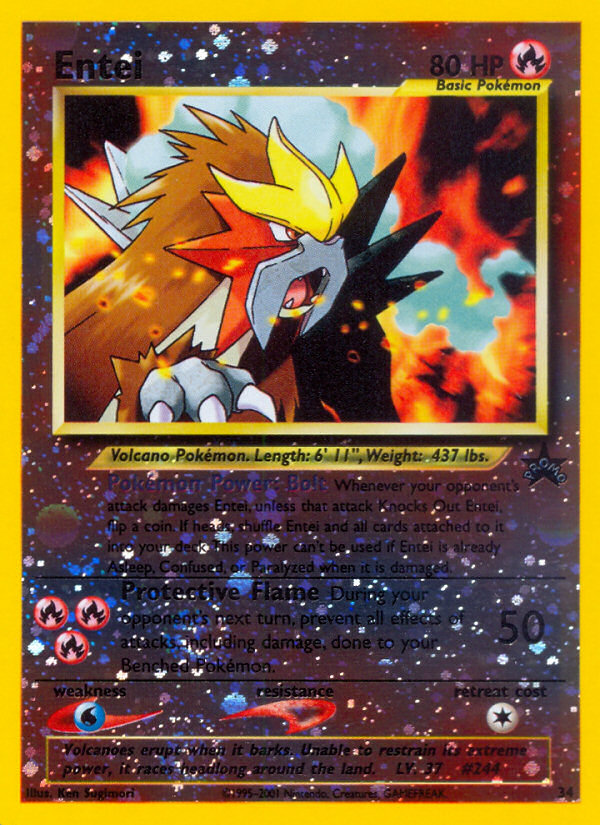 Entei (34) [Wizards of the Coast: Black Star Promos] | Odin's Place