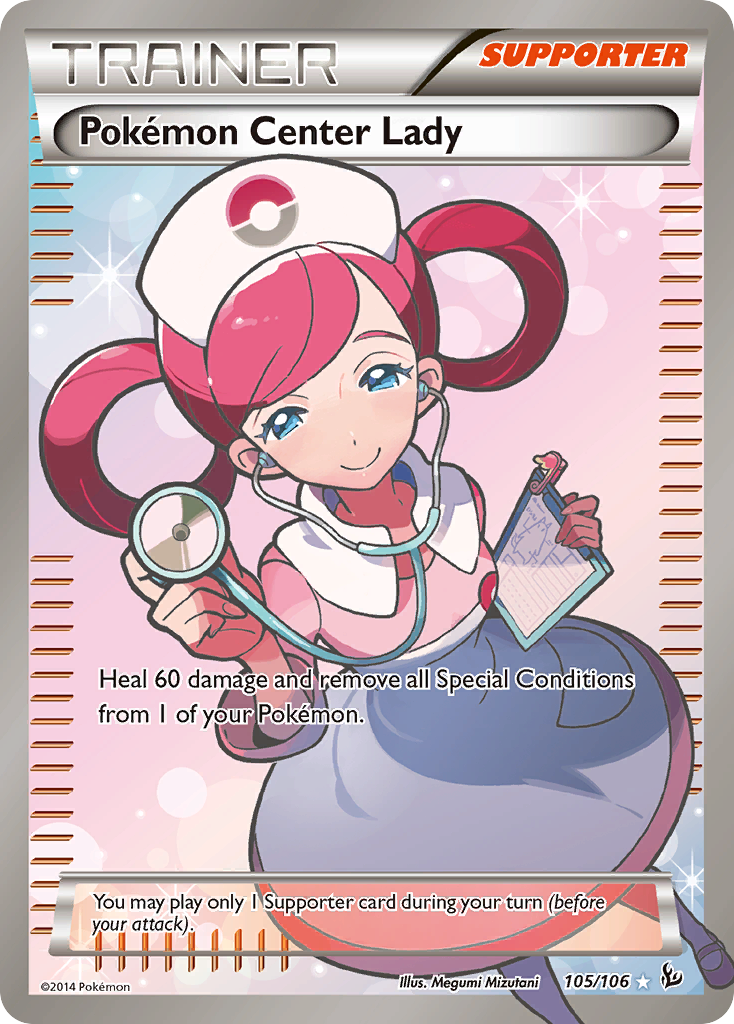 Pokemon Center Lady (105/106) [XY: Flashfire] | Odin's Place