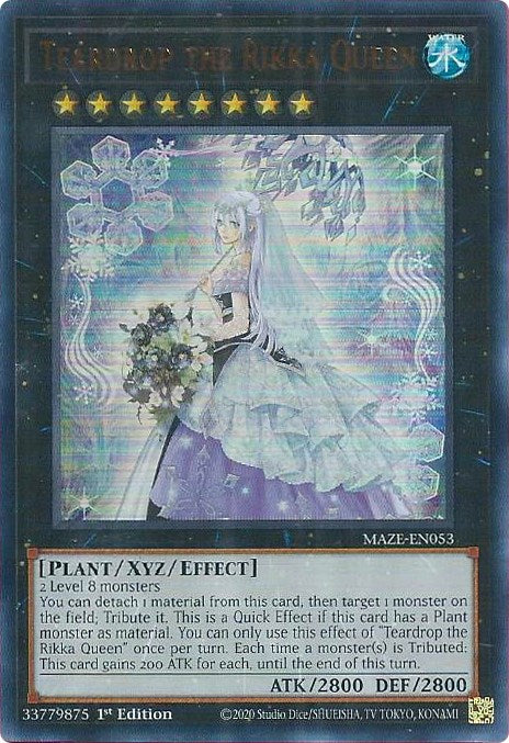 Teardrop the Rikka Queen [MAZE-EN053] Ultra Rare | Odin's Place