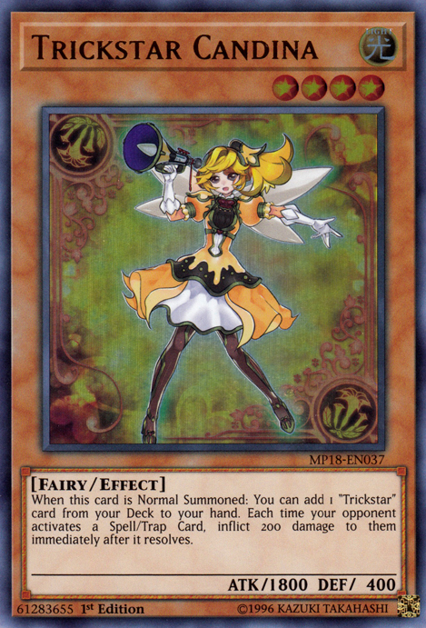 Trickstar Candina [MP18-EN037] Ultra Rare | Odin's Place